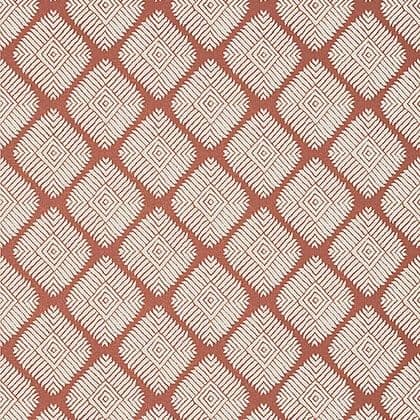 Thibaut Austin Diamond Wallpaper in Coral