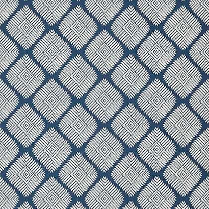 Thibaut Austin Diamond Wallpaper in Navy