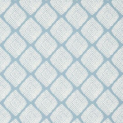 Thibaut Austin Diamond Wallpaper in Spa Blue