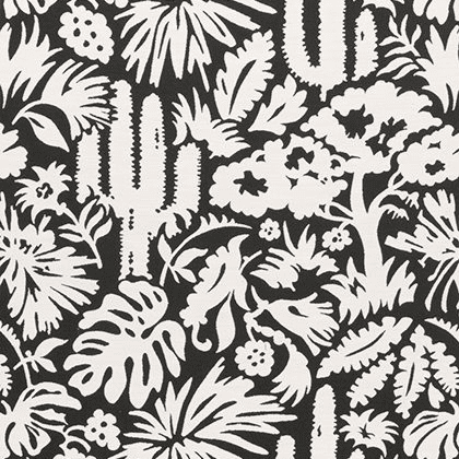 Thibaut Botanica Fabric in Nickel