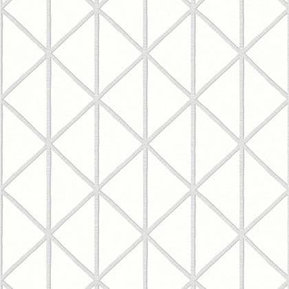 Thibaut Box Kite  Wallpaper in Grey