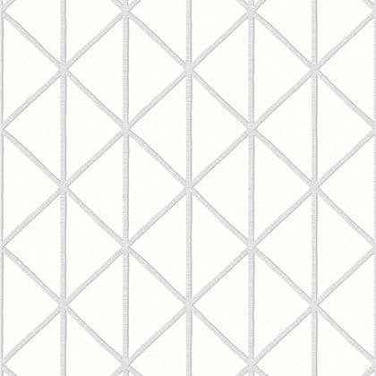 Thibaut Box Kite  Wallpaper in Grey