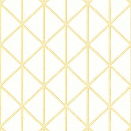 Thibaut Box Kite  Wallpaper in Yellow