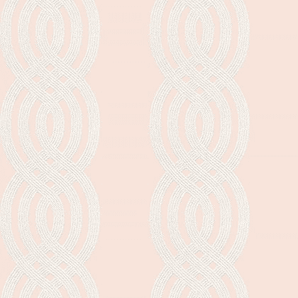 Thibaut Braid Wallpaper in Blush