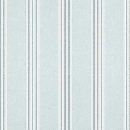 Thibaut Canvas Stripe Wallpaper in Spa Blue 