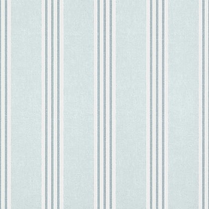 Thibaut Canvas Stripe Wallpaper in Spa Blue