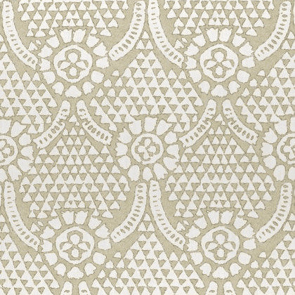 Thibaut Chamomile Fabric in Beige