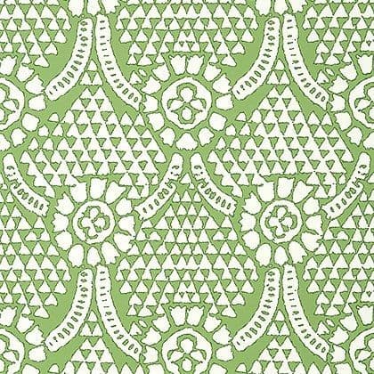 Thibaut Chamomile Wallpaper in Green