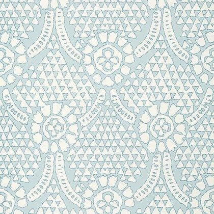 Thibaut Chamomile Wallpaper in Spa Blue