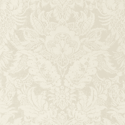 Thibaut Chardonnet Damask Wallpaper in Cream