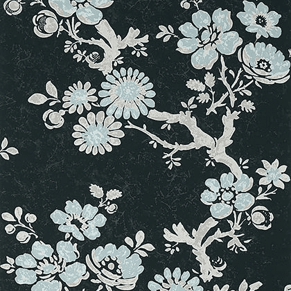 Thibaut Claudette Wallpaper in Charcoal