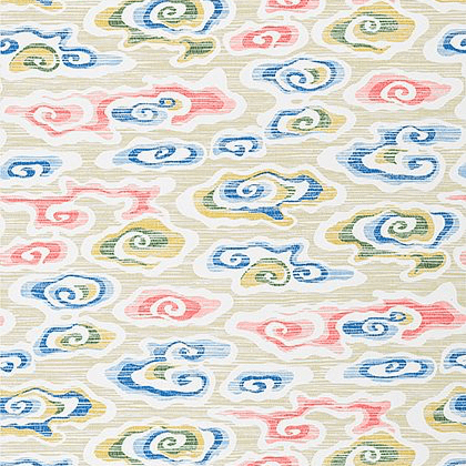 Thibaut Clear Clouds Wallpaper in Multi