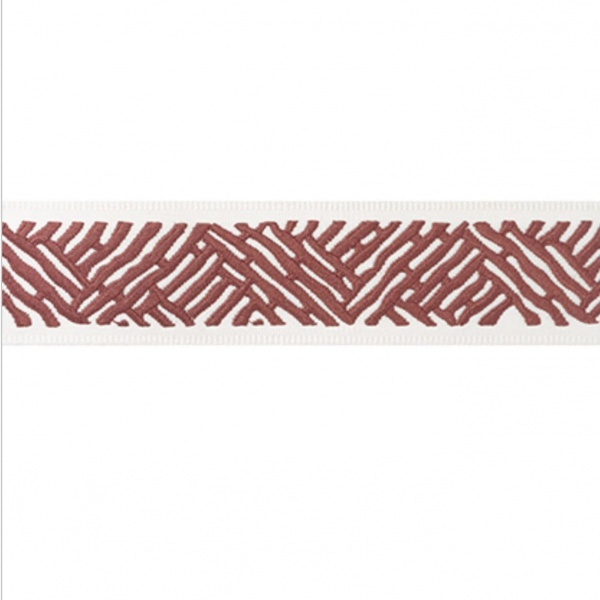 Thibaut Cobble Hill Tape in  Cranberry