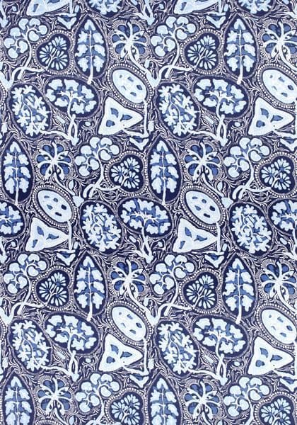 Thibaut Cochin Fabric in Navy