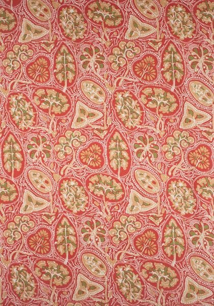 Thibaut Cochin Fabric in Red