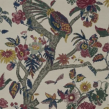 Thibaut Coromandel Wallpaper in Jewel