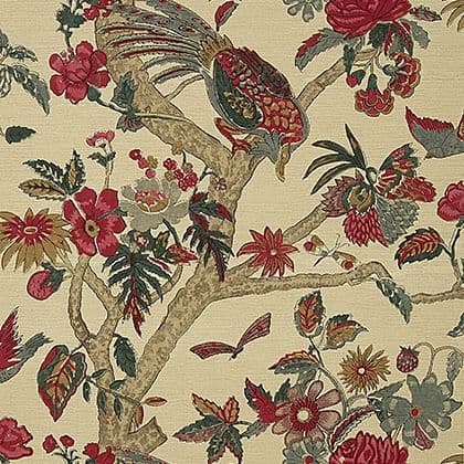 Thibaut Coromandel Wallpaper in Wheat