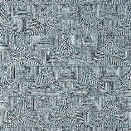 Thibaut Crystalla Wallpaper in Metallic Silver on Mineral