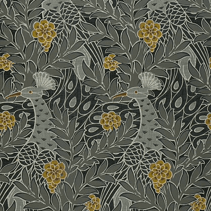 Thibaut Desmond  Wallpaper in Black/Charcoal