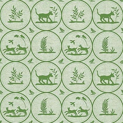 Thibaut Dooley Wallpaper in Green