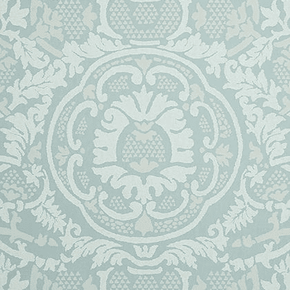 Thibaut Earl Damask Wallpaper in Robin's Egg