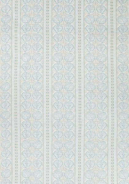 Thibaut Fair Isle Fabric in Aqua
