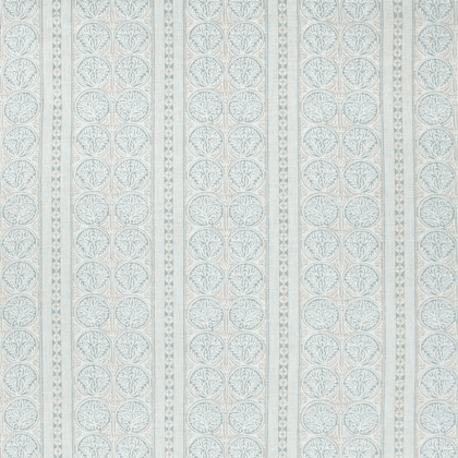 Thibaut Fair Isle Fabric in Aqua