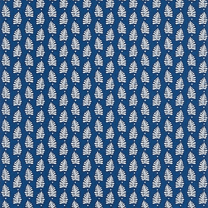 Thibaut Ferndale Wallpaper in Navy