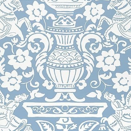 Thibaut Galway Wallpaper in Blue