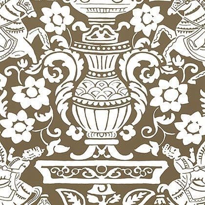 Thibaut Galway Wallpaper in Brown