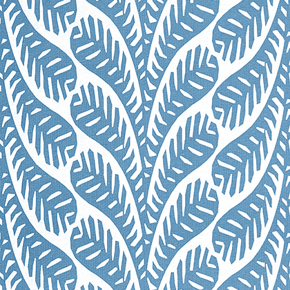Thibaut Ginger Fabric in Blue