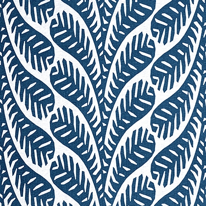 Thibaut Ginger Fabric in Navy