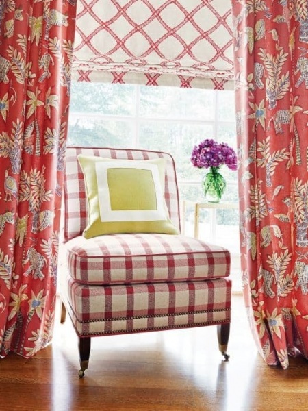 Thibaut Goa Fabric in Green