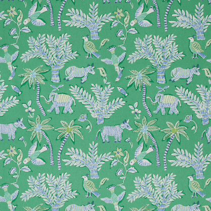 Thibaut Goa Fabric in Green