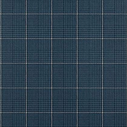 Thibaut Grassmarket Check  Wallpaper in Navy