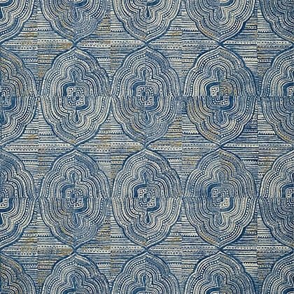 Thibaut Kalahari  Wallpaper in Navy