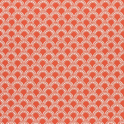 Thibaut Maisie Fabric in Coral