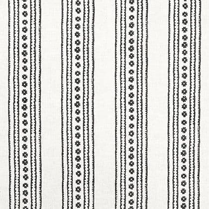 Thibaut New Haven Stripe Linen in Black