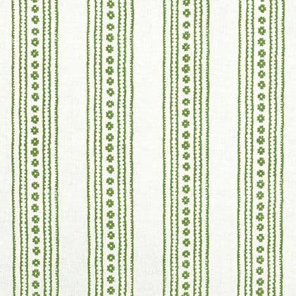 Thibaut New Haven Stripe Linen in Green