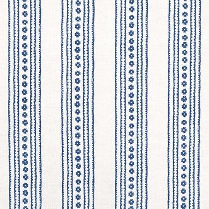 Thibaut New Haven Stripe Linen in Navy