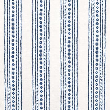 Thibaut New Haven Stripe Linen in Navy