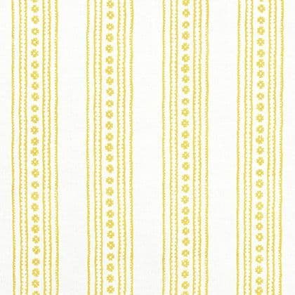 Thibaut New Haven Stripe Linen in Yellow