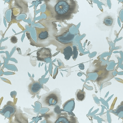 Thibaut Open Spaces Fabric in  Beige and Teal