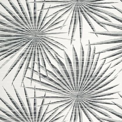 Thibaut Palm Frond Wallpaper in Black and White