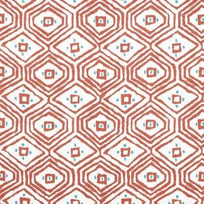 Thibaut Pass-A-Grille Linen in Coral