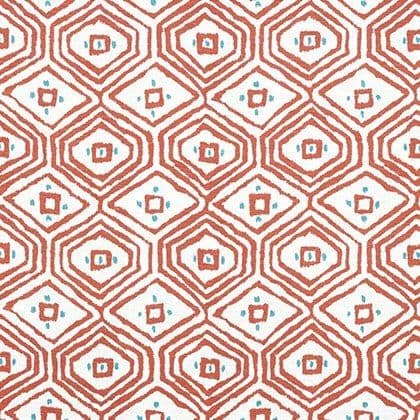 Thibaut Pass-A-Grille Linen in Coral
