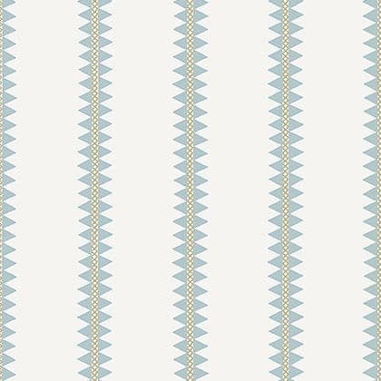 Thibaut Reno Stripe Wallpaper in Spa Blue 