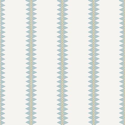 Thibaut Reno Stripe Wallpaper in Spa Blue