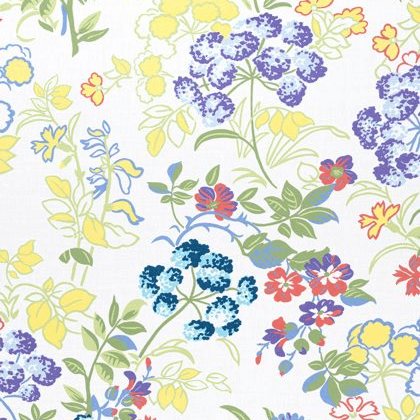 Thibaut Spring Garden Fabric in Brights