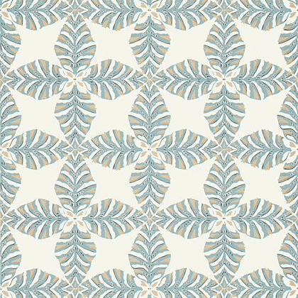 Thibaut Starleaf  Wallpaper in Aqua